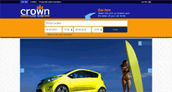 Desktop Screenshot of crowncarhire.com